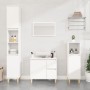 Badezimmerschrank aus weißem Sperrholz, 30 x 30 x 100 cm von vidaXL, Badezimmermöbel - Ref: Foro24-819804, Preis: 52,39 €, Ra...