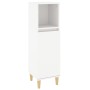 Armario de baño madera contrachapada blanco 30x30x100 cm de vidaXL, Muebles de baño - Ref: Foro24-819804, Precio: 52,39 €, De...