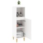 Armario de baño madera contrachapada blanco 30x30x100 cm de vidaXL, Muebles de baño - Ref: Foro24-819804, Precio: 52,39 €, De...