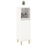 Badezimmerschrank aus weißem Sperrholz, 30 x 30 x 100 cm von vidaXL, Badezimmermöbel - Ref: Foro24-819804, Preis: 52,39 €, Ra...