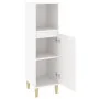 Badezimmerschrank aus weißem Sperrholz, 30 x 30 x 100 cm von vidaXL, Badezimmermöbel - Ref: Foro24-819804, Preis: 52,78 €, Ra...