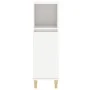 Badezimmerschrank aus weißem Sperrholz, 30 x 30 x 100 cm von vidaXL, Badezimmermöbel - Ref: Foro24-819804, Preis: 52,78 €, Ra...