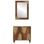 Conjunto de Muebles de Baño 2 pcs Marrón 62 x 33 x 58 cm