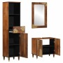 Conjunto de Muebles de Baño 3 pcs Marrón 62 x 33 x 58 cm