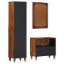 Conjunto de Muebles de Baño 3 pcs Marrón 62 x 33 x 58 cm