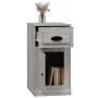 Auxiliary cabinet and drawer gray plywood 40x50x75 cm by vidaXL, Lockers and storage cabinets - Ref: Foro24-816486, Price: 73...