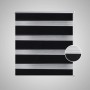 Zebra Blind 120 x 230 cm Black by vidaXL, Blinds and blinds - Ref: Foro24-240220, Price: 38,88 €, Discount: %