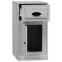 Auxiliary cabinet and drawer gray plywood 40x50x75 cm by vidaXL, Lockers and storage cabinets - Ref: Foro24-816486, Price: 73...