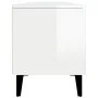 Glossy white plywood TV cabinet 180x31.5x40 cm by vidaXL, TV Furniture - Ref: Foro24-816266, Price: 114,21 €, Discount: %