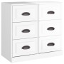 Sperrholz Sideboard glänzend weiß 70x35,5x67,5 cm von vidaXL, Sideboards - Ref: Foro24-816434, Preis: 74,33 €, Rabatt: %