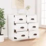 Sperrholz Sideboard glänzend weiß 70x35,5x67,5 cm von vidaXL, Sideboards - Ref: Foro24-816434, Preis: 73,66 €, Rabatt: %