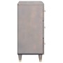 Vitrina 2 pcs Gris 60 x 33.5 x 75 cm Madera maciza de Mango