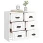 Sperrholz Sideboard glänzend weiß 70x35,5x67,5 cm von vidaXL, Sideboards - Ref: Foro24-816434, Preis: 73,66 €, Rabatt: %