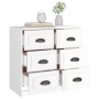 Sperrholz Sideboard glänzend weiß 70x35,5x67,5 cm von vidaXL, Sideboards - Ref: Foro24-816434, Preis: 74,33 €, Rabatt: %