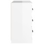 Plywood white glossy sideboard 70x35.5x67.5 cm by vidaXL, Sideboards - Ref: Foro24-816434, Price: 74,33 €, Discount: %