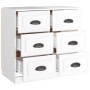 Sperrholz Sideboard glänzend weiß 70x35,5x67,5 cm von vidaXL, Sideboards - Ref: Foro24-816434, Preis: 74,33 €, Rabatt: %