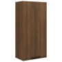 Wand-Badezimmerschrank aus braunem Eichenholz, 32 x 20 x 67 cm von vidaXL, Schließfächer und Lagerschränke - Ref: Foro24-8170...