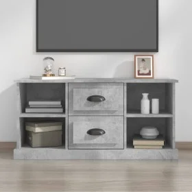 Mueble de TV madera contrachapada gris hormigón 99,5x35,5x48 cm de vidaXL, Muebles TV - Ref: Foro24-816276, Precio: 63,43 €, ...