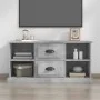 Concrete gray plywood TV cabinet 99.5x35.5x48 cm by vidaXL, TV Furniture - Ref: Foro24-816276, Price: 63,43 €, Discount: %