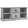 Concrete gray plywood TV cabinet 99.5x35.5x48 cm by vidaXL, TV Furniture - Ref: Foro24-816276, Price: 63,43 €, Discount: %