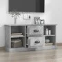 Concrete gray plywood TV cabinet 99.5x35.5x48 cm by vidaXL, TV Furniture - Ref: Foro24-816276, Price: 63,43 €, Discount: %