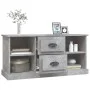 Concrete gray plywood TV cabinet 99.5x35.5x48 cm by vidaXL, TV Furniture - Ref: Foro24-816276, Price: 63,43 €, Discount: %