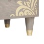 Juego de muebles de baño con cajón 3 pcs Gris 62 x 33 x 58 cm