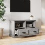 TV-Schrank aus grauem Sonoma-Sperrholz, 80 x 35 x 50 cm von vidaXL, TV-Möbel - Ref: Foro24-816286, Preis: 68,66 €, Rabatt: %