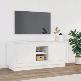 Schwarzer TV-Schrank aus Sperrholz, 102 x 35 x 45 cm von vidaXL, TV-Möbel - Ref: Foro24-819860, Preis: 71,29 €, Rabatt: %