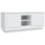 Schwarzer TV-Schrank aus Sperrholz, 102 x 35 x 45 cm von vidaXL, TV-Möbel - Ref: Foro24-819860, Preis: 72,21 €, Rabatt: %