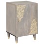 Juego de muebles de baño con cajón 5 pcs Gris 62 x 33 x 58 cm