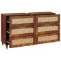 Juego de Sideboard 2 pcs Marrón 60 x 33.5 x 75 cm