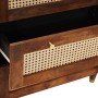 Juego de Sideboard 2 pcs Marrón 60 x 33.5 x 75 cm