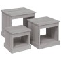 Coffee tables 3 units Sonoma gray engineered wood by vidaXL, Coffee table - Ref: Foro24-816494, Price: 70,29 €, Discount: %
