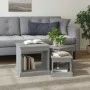 Coffee tables 3 units Sonoma gray engineered wood by vidaXL, Coffee table - Ref: Foro24-816494, Price: 69,45 €, Discount: %