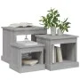 Coffee tables 3 units Sonoma gray engineered wood by vidaXL, Coffee table - Ref: Foro24-816494, Price: 69,45 €, Discount: %