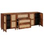 Juego de Sideboard 3 pcs Marrón 180 x 33 x 75 cm
