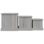 Coffee tables 3 units Sonoma gray engineered wood by vidaXL, Coffee table - Ref: Foro24-816494, Price: 69,45 €, Discount: %