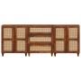 Juego de Sideboard 3 pcs Marrón 180 x 33 x 75 cm