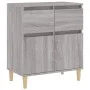 Sonoma graues Sperrholz-Sideboard 60x35x70 cm von vidaXL, Sideboards - Ref: Foro24-819682, Preis: 60,83 €, Rabatt: %