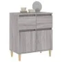 Sonoma graues Sperrholz-Sideboard 60x35x70 cm von vidaXL, Sideboards - Ref: Foro24-819682, Preis: 60,83 €, Rabatt: %