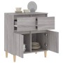 Aparador de madera contrachapada gris Sonoma 60x35x70 cm de vidaXL, Aparadores - Ref: Foro24-819682, Precio: 61,54 €, Descuen...