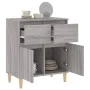 Sonoma graues Sperrholz-Sideboard 60x35x70 cm von vidaXL, Sideboards - Ref: Foro24-819682, Preis: 60,83 €, Rabatt: %