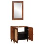 Muebles de baño 2 pcs 62 x 33 x 58 cm Madera de mango maciza