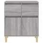 Sonoma graues Sperrholz-Sideboard 60x35x70 cm von vidaXL, Sideboards - Ref: Foro24-819682, Preis: 60,83 €, Rabatt: %