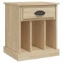 Mesita de noche color roble Sonoma 43x36x50 cm de vidaXL, Mesitas de noche - Ref: Foro24-816350, Precio: 35,88 €, Descuento: %