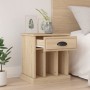 Mesita de noche color roble Sonoma 43x36x50 cm de vidaXL, Mesitas de noche - Ref: Foro24-816350, Precio: 36,17 €, Descuento: %