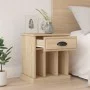 Mesita de noche color roble Sonoma 43x36x50 cm de vidaXL, Mesitas de noche - Ref: Foro24-816350, Precio: 35,88 €, Descuento: %