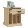 Mesita de noche color roble Sonoma 43x36x50 cm de vidaXL, Mesitas de noche - Ref: Foro24-816350, Precio: 35,88 €, Descuento: %