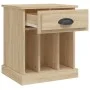 Mesita de noche color roble Sonoma 43x36x50 cm de vidaXL, Mesitas de noche - Ref: Foro24-816350, Precio: 35,88 €, Descuento: %